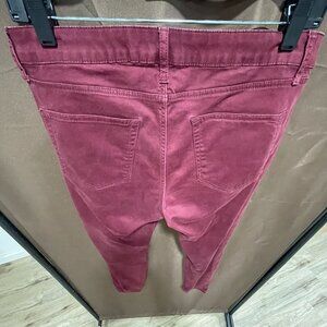 Women's Size 10 a.n.a. A New Approach Dark Berry Skinny Stretchy Jeggings